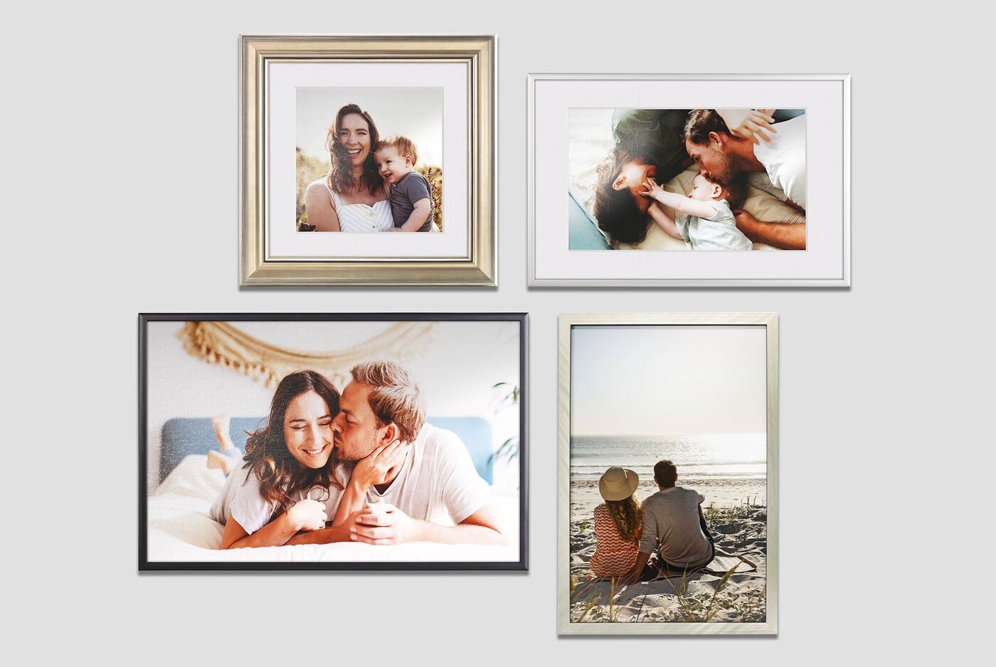 Ingelijste foto’s in verschillende formaten