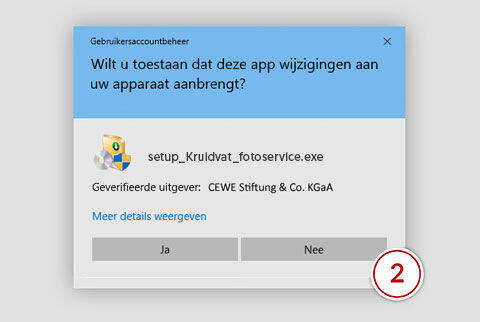 Gebruikersbeheer vraagt toestemming voor het wijzigen van app-instellingen