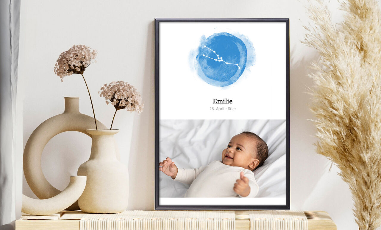 Magnifique toile avec illustration colorée et design adapté aux bébés.
