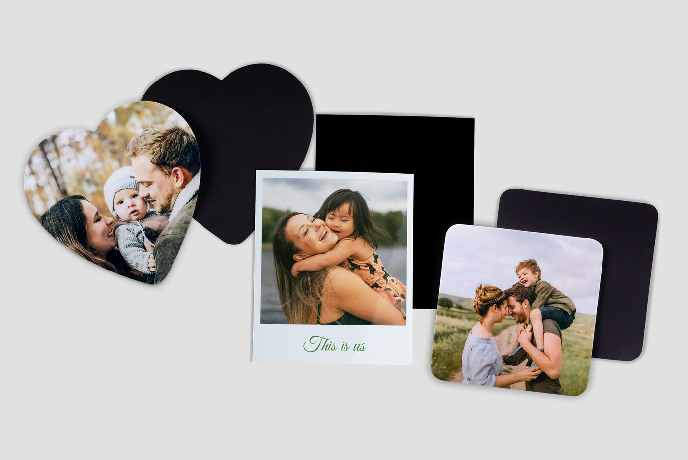 Une sélection affectueuse de produits photo personnalisés pour capturer des souvenirs.